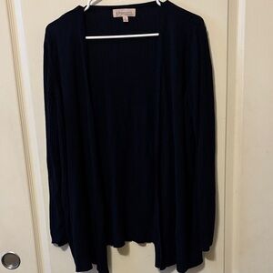 Philosophy Women's Navy Blue Lightweight Cardigan